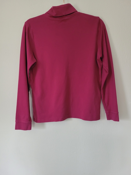 L.L. Bean Tops - Raspberry Pink Turtleneck Top - L.L.Bean - Size Small Regular
